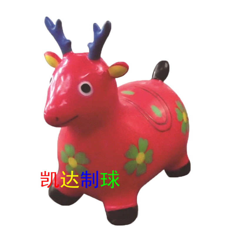 Wholesale inflatable horse music painting jump horse cartoon inflatable toys inflatable animals such as horses, cattle and deer