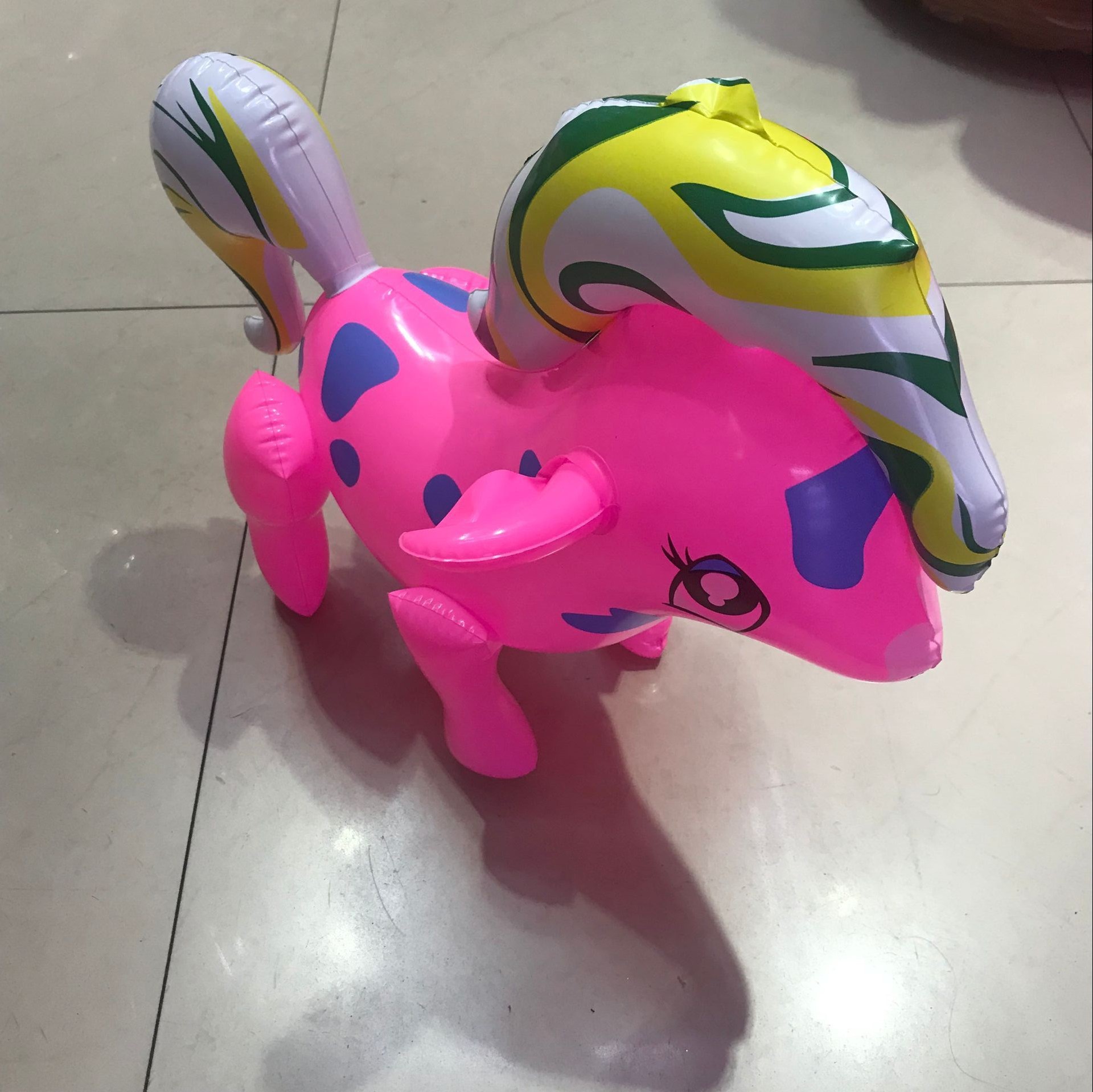 Factory Direct Sales Inflatable Horse Wholesale Custom Inflatable Rainbow Horse Red Inflatable Simulation Horse Children&#039;s Toys