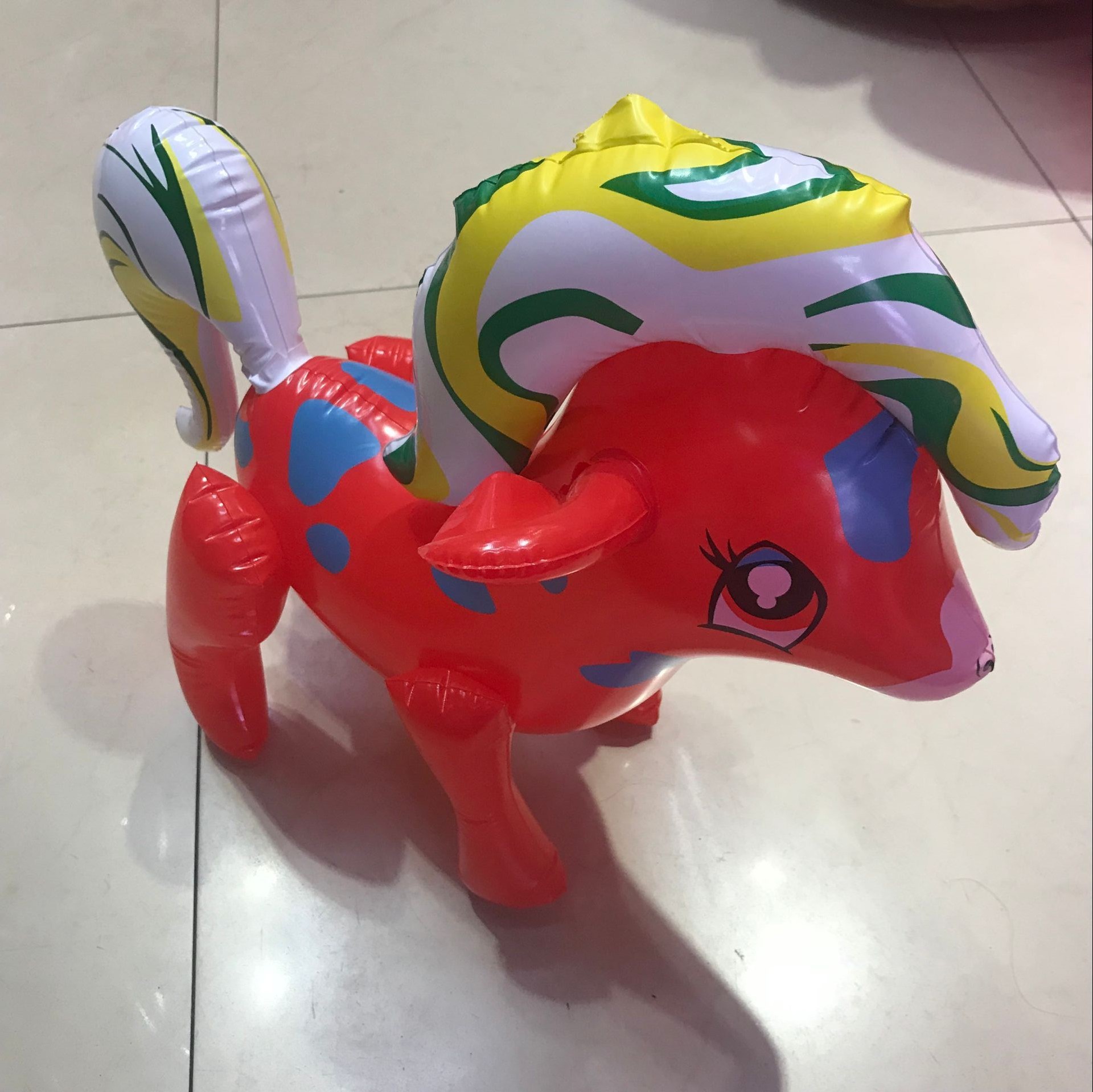 Factory Direct Sales Inflatable Horse Wholesale Custom Inflatable Rainbow Horse Red Inflatable Simulation Horse Children's Toys Factory Direct Sales Inflatable Horse Wholesale Custom Inflatable Rainbow Horse Red Inflatable Simulation Horse Children's Toys