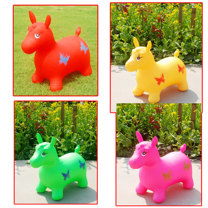Explosion-Proof Jumping Horse Inflatable Lu Manniu Kindergarten Baby Cartoon Mount Factory Wholesale Inflatable Horse Explosion-Proof Jumping Horse Inflatable Lu Manniu Kindergarten Baby Cartoon Mount Factory Wholesale Inflatable Horse