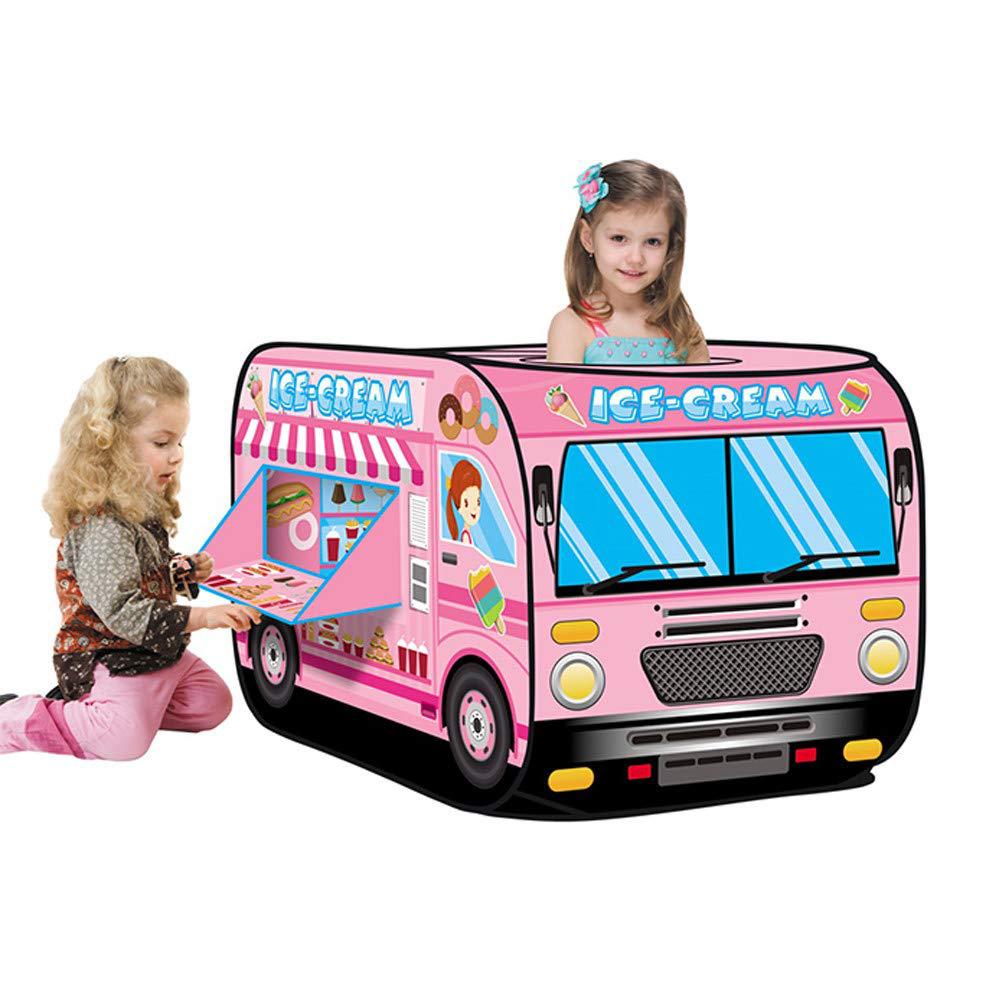 Children&#039;s Tent Game House Ice Cream Car Dessert Cake Shop Play House Toy Police Car Tank Love Car