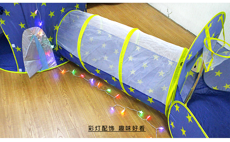 Children's Tent Indoor Toy Play House Space Capsule Mongolian Bag Three-Piece Set Boys and Girls Castle Foldable Children's Tent Indoor Toy Play House Space Capsule Mongolian Bag Three-Piece Set Boys and Girls Castle Foldable
