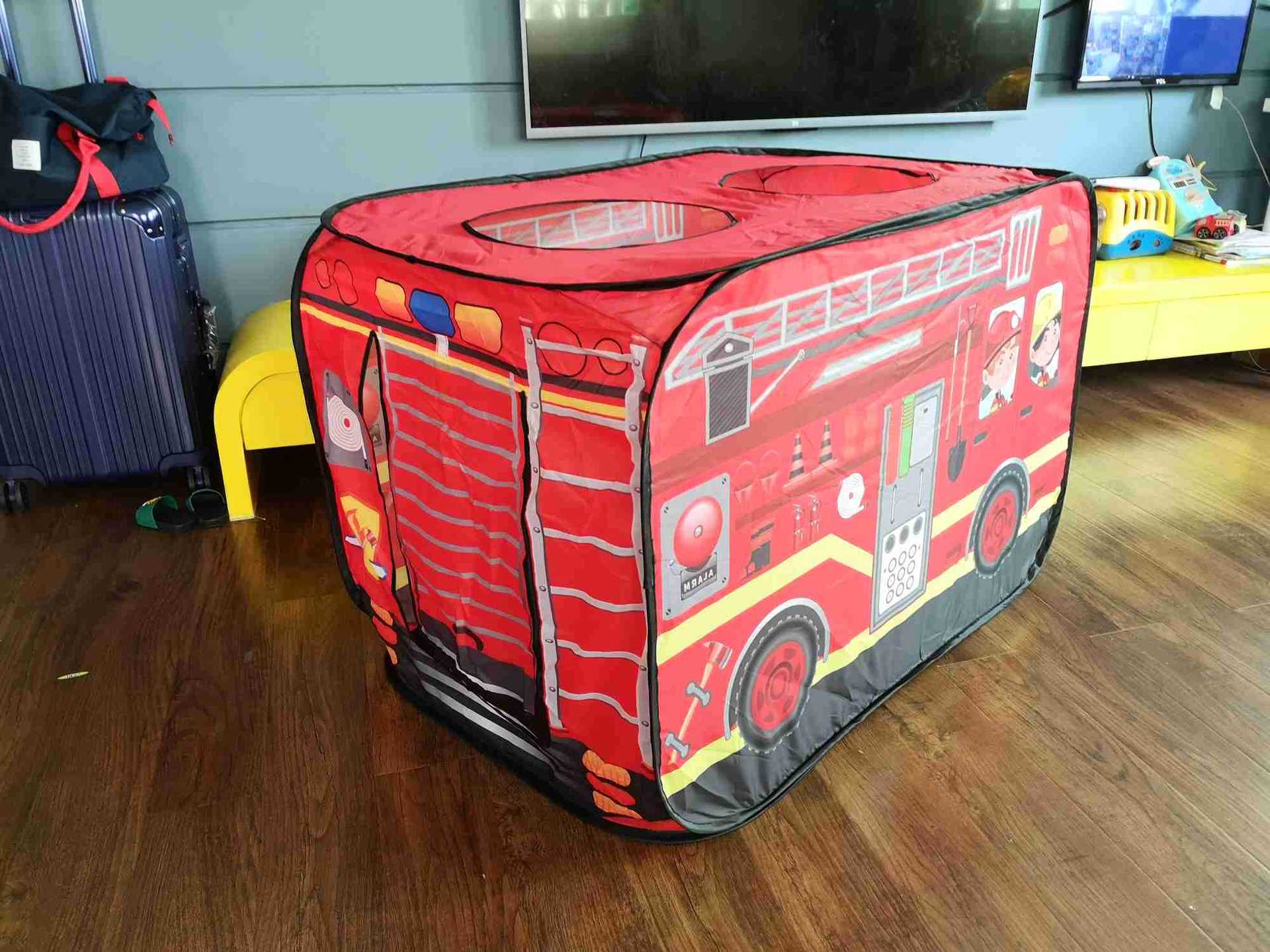 Children Play House Tent Ice Cream Dessert Cart Firefighter Car Police Car School Bus Bus Bus Toy Children Play House Tent Ice Cream Dessert Cart Firefighter Car Police Car School Bus Bus Bus Toy