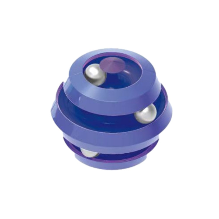 Cross-Border Creative Hand Spinner Four Ball Track Cube Decompression Toy Marbles Pressure-Reducing Magic Cube