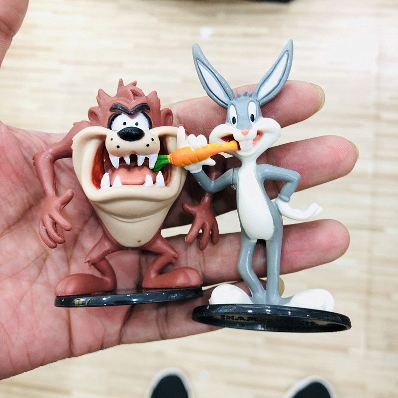 Genuine Tail Goods Bugs Bunny Duffy Duck Tweety Bird Big Mouth Monster Love Hair Doll Big Mouth Monster Hand-Made Model Toy Decoration