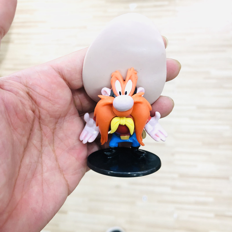Genuine Tail Goods Bugs Bunny Duffy Duck Tweety Bird Big Mouth Monster Love Hair Doll Big Mouth Monster Hand-Made Model Toy Decoration