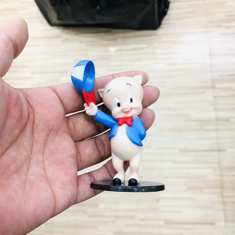 Genuine Tail Goods Bugs Bunny Duffy Duck Tweety Bird Big Mouth Monster Love Hair Doll Big Mouth Monster Hand-Made Model Toy Decoration
