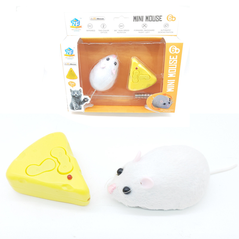 Cross-Border Mini Four-Way Remote Control Mouse Simulation Animal Infrared Electric Remote Control Insect Model Toy