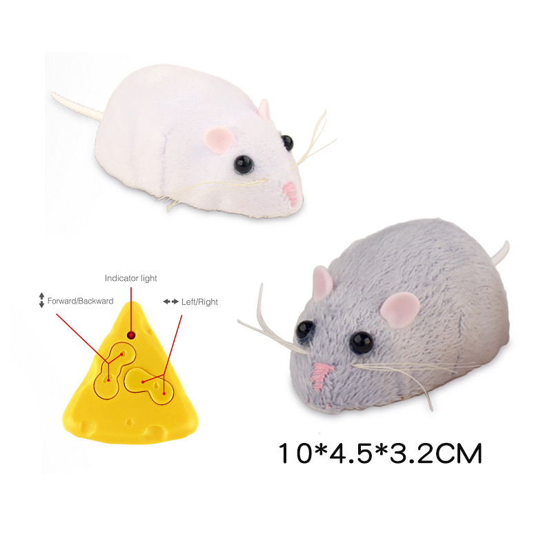 Cross-Border Mini Four-Way Remote Control Mouse Simulation Animal Infrared Electric Remote Control Insect Model Toy