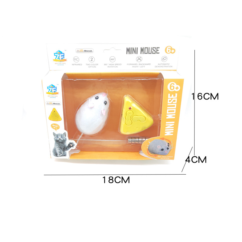 Cross-Border Mini Four-Way Remote Control Mouse Simulation Animal Infrared Electric Remote Control Insect Model Toy