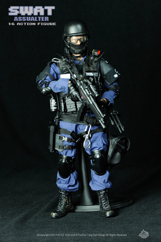 Pattiz Simulation Craft Military Joint Doll 1/6 Scale TE Police SWAT Soldier Model Toy