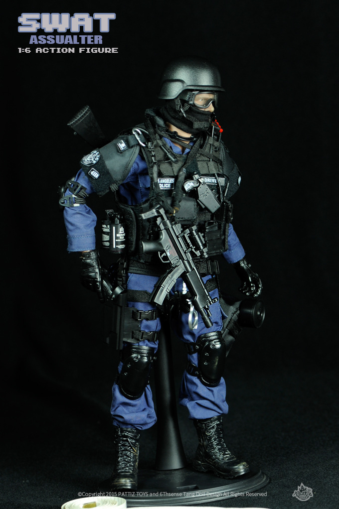 Pattiz Simulation Craft Military Joint Doll 1/6 Scale TE Police SWAT Soldier Model Toy
