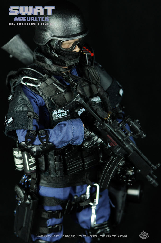 Pattiz Simulation Craft Military Joint Doll 1/6 Scale TE Police SWAT Soldier Model Toy