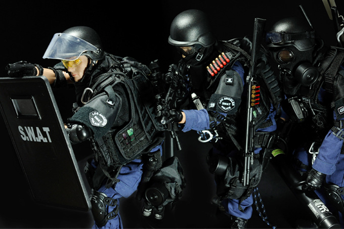 Pattiz Simulation Craft Military Joint Doll 1/6 Scale TE Police SWAT Soldier Model Toy