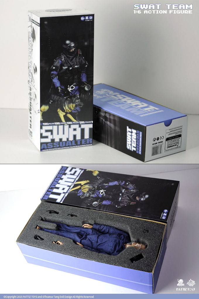 Pattiz Simulation Craft Military Joint Doll 1/6 Scale TE Police SWAT Soldier Model Toy