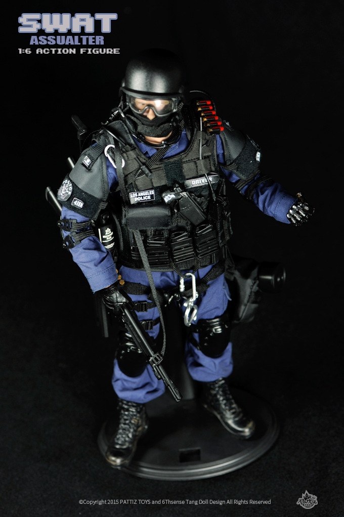 Pattiz Simulation Craft Military Joint Doll 1/6 Scale TE Police SWAT Soldier Model Toy