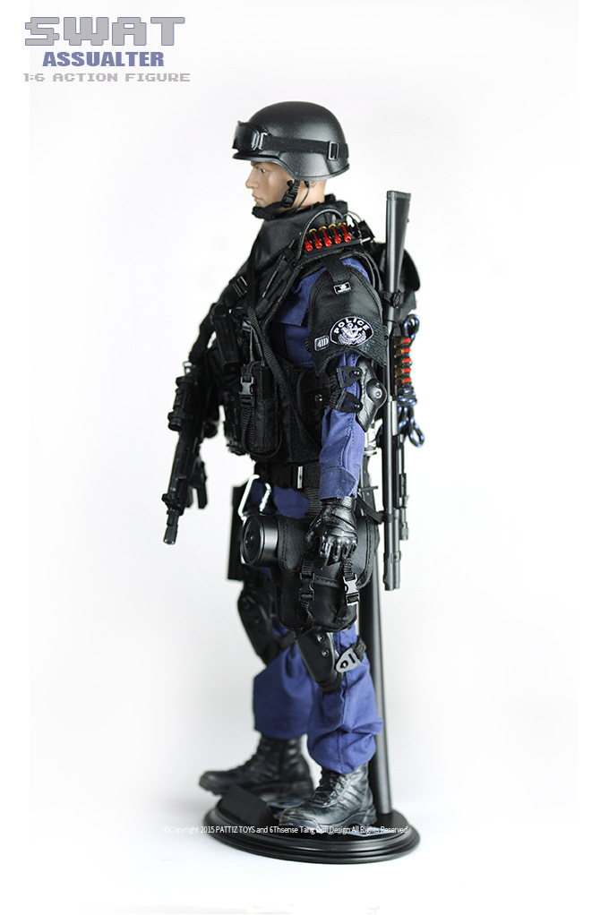 Pattiz Simulation Craft Military Joint Doll 1/6 Scale TE Police SWAT Soldier Model Toy