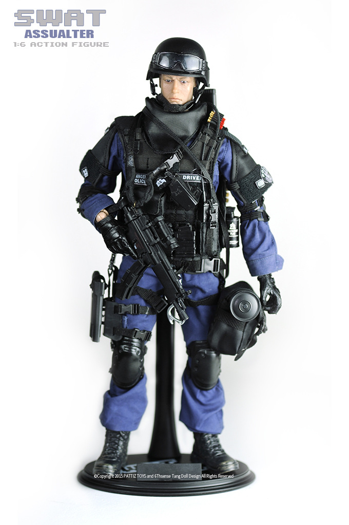 Pattiz Simulation Craft Military Joint Doll 1/6 Scale TE Police SWAT Soldier Model Toy