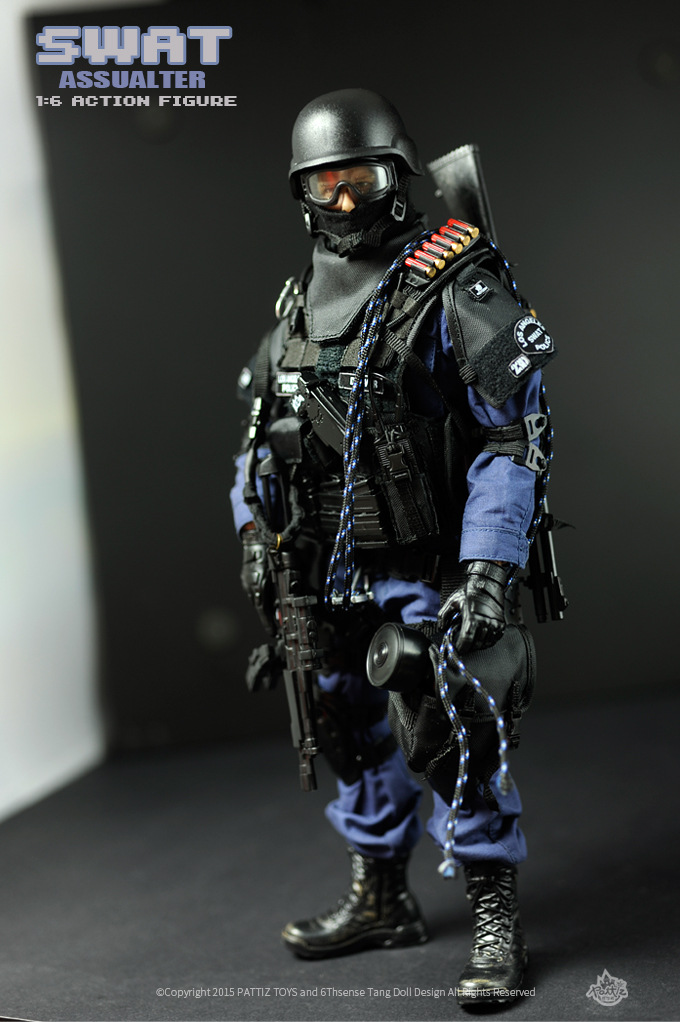 Pattiz Simulation Craft Military Joint Doll 1/6 Scale TE Police SWAT Soldier Model Toy