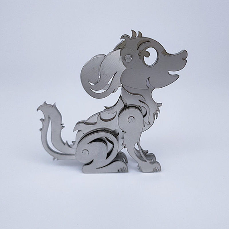 Steel Magic Guest 3D Metal Puzzle Scorpion King Chinese Dragon Zhuque Fire Dragon Dream Unicorn DIY Model Toy