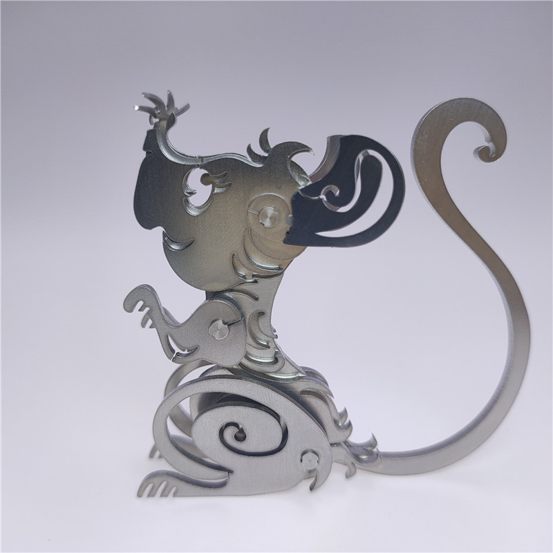 Steel Magic Guest 3D Metal Puzzle Scorpion King Chinese Dragon Zhuque Fire Dragon Dream Unicorn DIY Model Toy