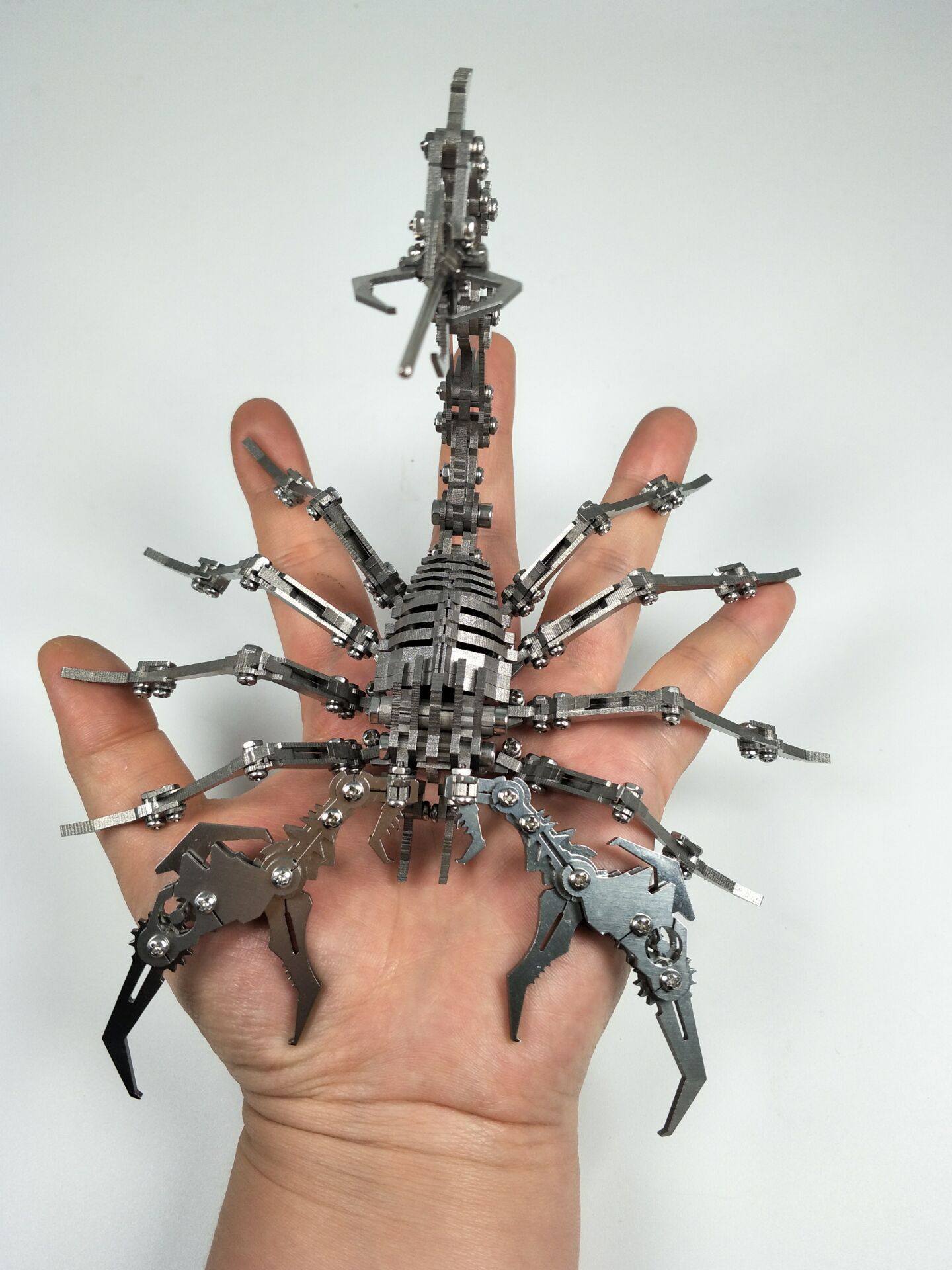 Steel Magic Guest 3D Metal Puzzle Scorpion King Chinese Dragon Zhuque Fire Dragon Dream Unicorn DIY Model Toy