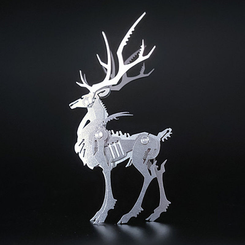 Steel Magic Guest 3D Metal Puzzle Scorpion King Chinese Dragon Zhuque Fire Dragon Dream Unicorn DIY Model Toy