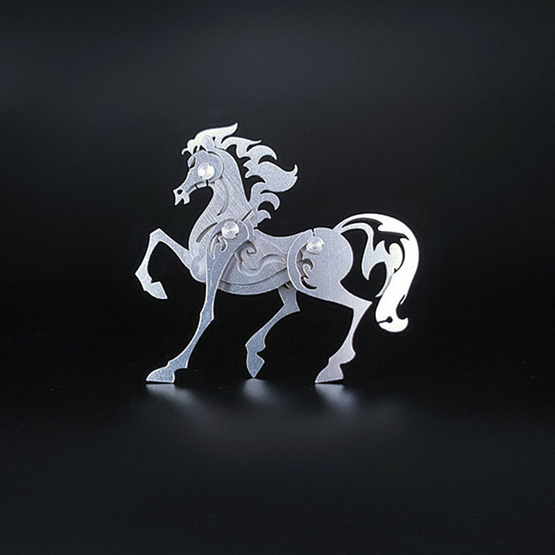 Steel Magic Guest 3D Metal Puzzle Scorpion King Chinese Dragon Zhuque Fire Dragon Dream Unicorn DIY Model Toy