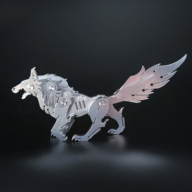 Steel Magic Guest 3D Metal Puzzle Scorpion King Chinese Dragon Zhuque Fire Dragon Dream Unicorn DIY Model Toy