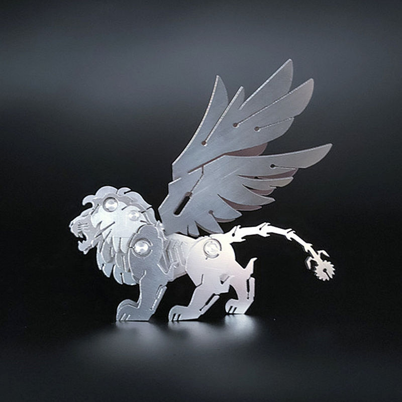 Steel Magic Guest 3D Metal Puzzle Scorpion King Chinese Dragon Zhuque Fire Dragon Dream Unicorn DIY Model Toy