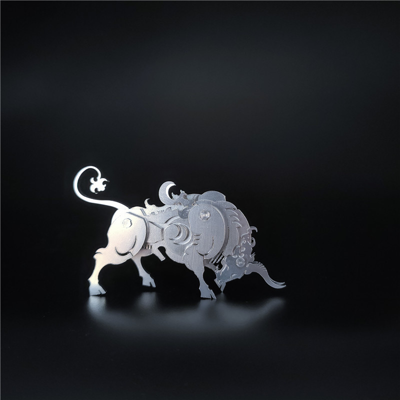 Steel Magic Guest 3D Metal Puzzle Scorpion King Chinese Dragon Zhuque Fire Dragon Dream Unicorn DIY Model Toy