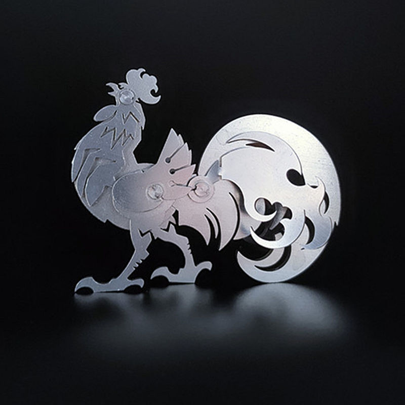Steel Magic Guest 3D Metal Puzzle Scorpion King Chinese Dragon Zhuque Fire Dragon Dream Unicorn DIY Model Toy