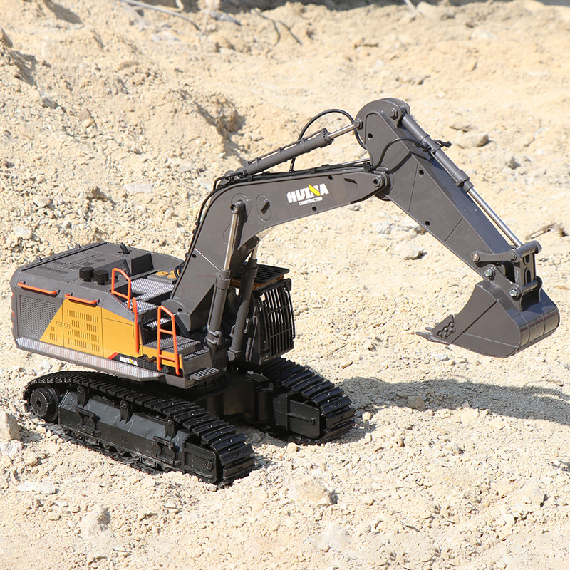 Huina Professional 22-Way 592 Remote Control Alloy Excavator 1-14 Engineering Vehicle Model toy