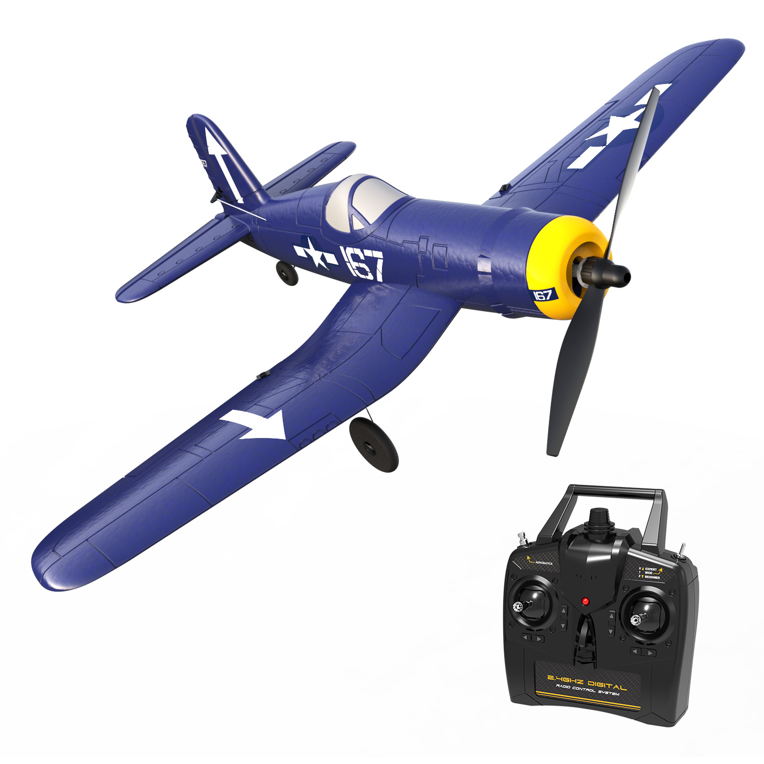 Cross-Border Volantexrc Remote Control Aircraft Electric Toy Aircraft Four-Channel Stunt Model Plane Toy