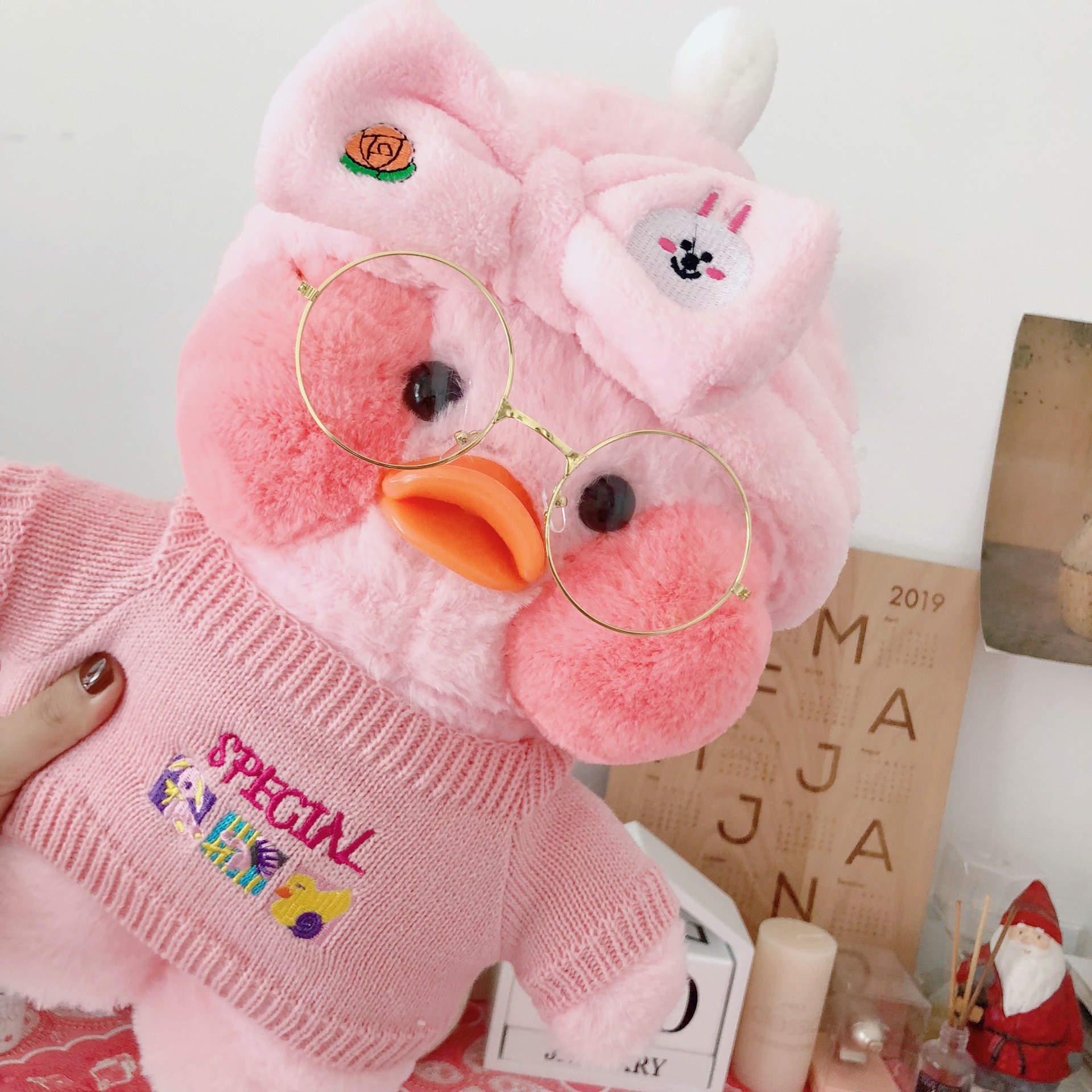 Hyaluronic Acid Duck Hot Water Injection Bag Plush Toy Hand Warmer Safe and Explosion Protective Cartoon Electric Warmer