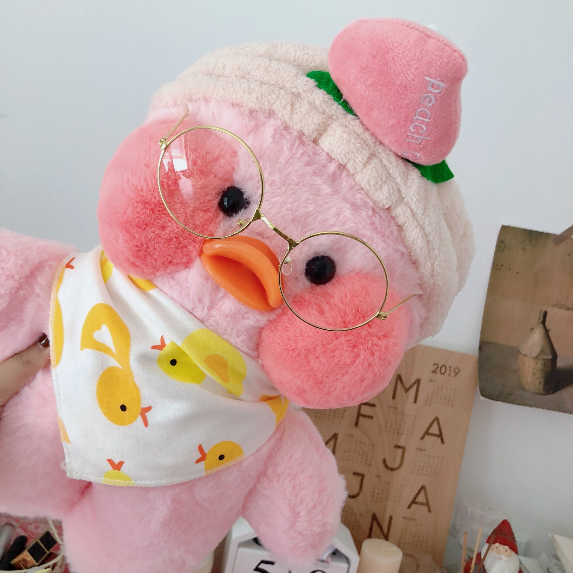 Hyaluronic Acid Duck Hot Water Injection Bag Plush Toy Hand Warmer Safe and Explosion Protective Cartoon Electric Warmer