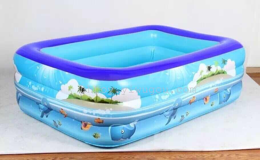 Large family Sanhuan square pool sea pool children swimming supplies inflatable toys