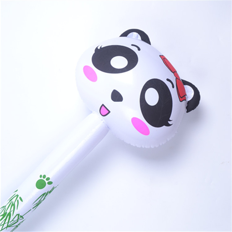 PVC Children's Inflatable Toys Animal Head Long Stick Wholesale Inflatable Stick Animal Stick Giraffe Promotional Gifts