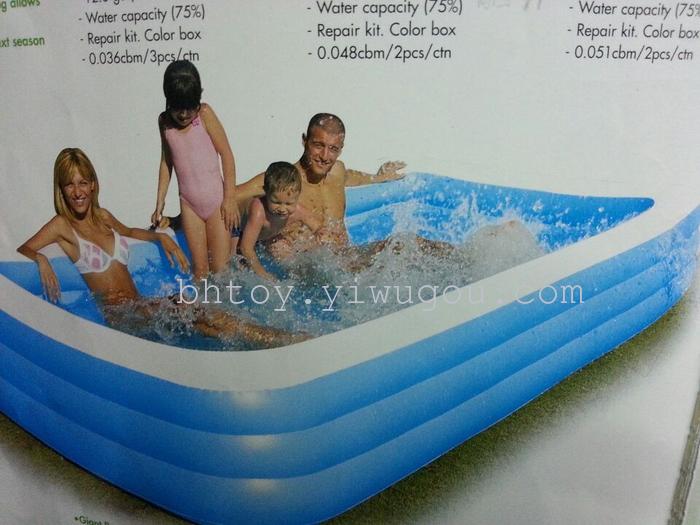 The ring ball family thickened square pool swimming pool children supplies inflatable toys The ring ball family thickened square pool swimming pool children supplies inflatable toys