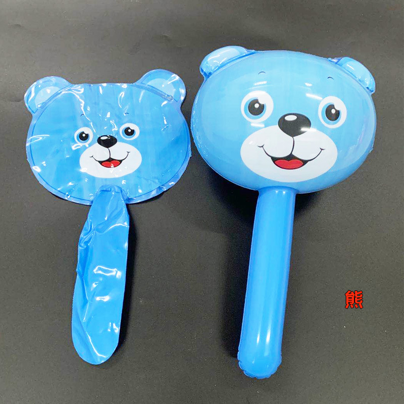 Stall Supply Children's Inflatable Toys Extra Thick Band Bell Cartoon Inflatable Hammer Hammer Toys Wholesale Scan Code Push Stall Supply Children's Inflatable Toys Extra Thick Band Bell Cartoon Inflatable Hammer Hammer Toys Wholesale Scan Code Push