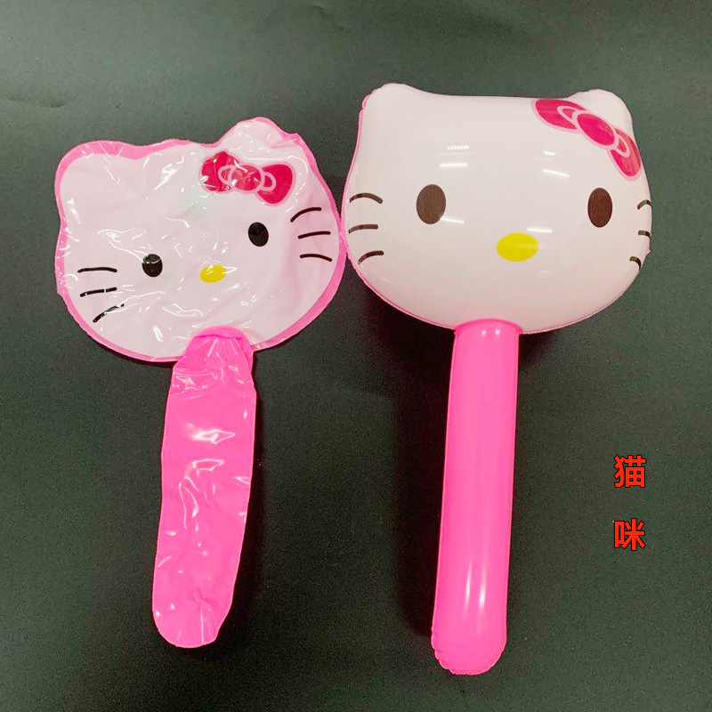 Stall Supply Children's Inflatable Toys Extra Thick Band Bell Cartoon Inflatable Hammer Hammer Toys Wholesale Scan Code Push Stall Supply Children's Inflatable Toys Extra Thick Band Bell Cartoon Inflatable Hammer Hammer Toys Wholesale Scan Code Push