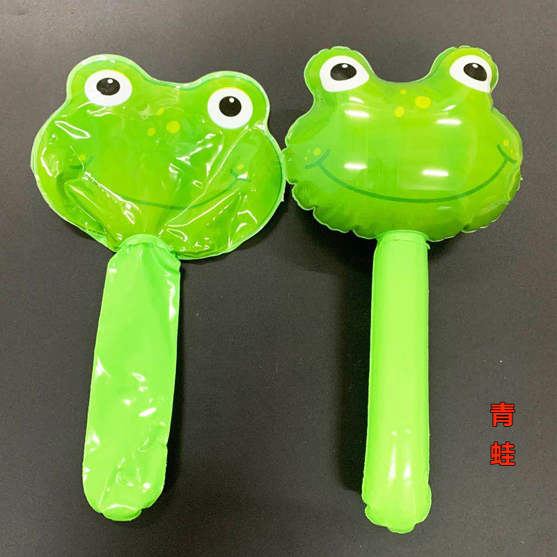 Stall Supply Children's Inflatable Toys Extra Thick Band Bell Cartoon Inflatable Hammer Hammer Toys Wholesale Scan Code Push Stall Supply Children's Inflatable Toys Extra Thick Band Bell Cartoon Inflatable Hammer Hammer Toys Wholesale Scan Code Push