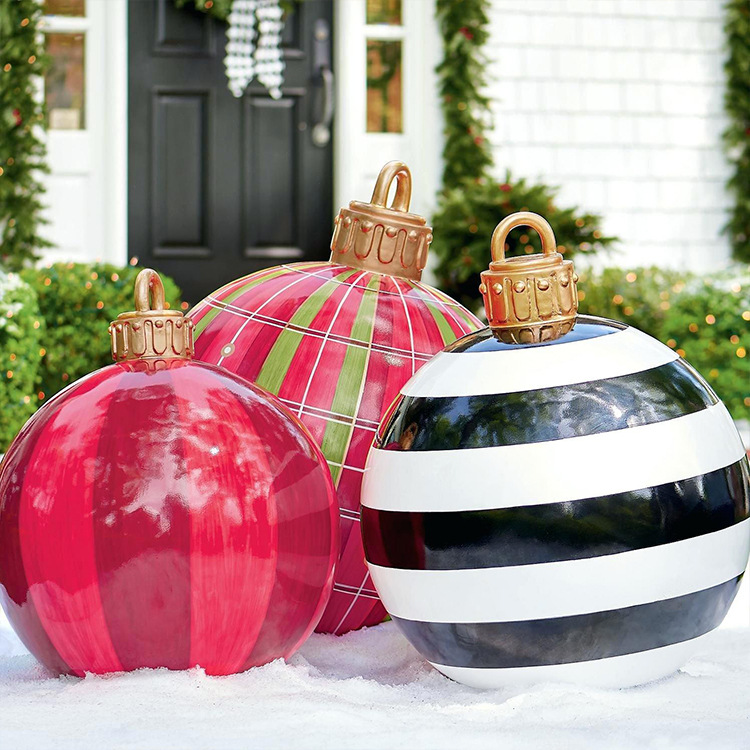 Christmas Jewelry Ball Outdoor Fun Holiday Atmosphere Crafts Inflatable Toys a Variety of Cross-Border Factory Spot