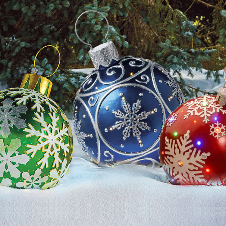Christmas Jewelry Ball Outdoor Fun Holiday Atmosphere Crafts Inflatable Toys a Variety of Cross-Border Factory Spot Christmas Jewelry Ball Outdoor Fun Holiday Atmosphere Crafts Inflatable Toys a Variety of Cross-Border Factory Spot