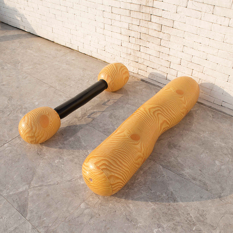 Inflatable Water Match-up Adult Water Inflatable Toys Canoe New Wood Grain Game Paddle Inflatable Rides