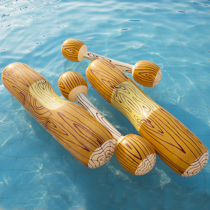 Inflatable Water Match-up Adult Water Inflatable Toys Canoe New Wood Grain Game Paddle Inflatable Rides