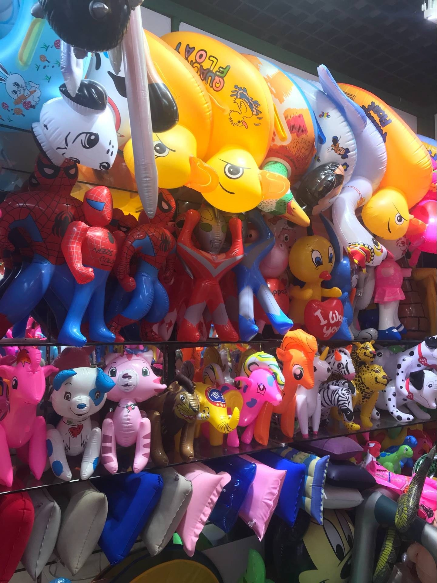PVC Children&#039;s Inflatable Toy Animal Head Long Stick Wholesale Inflatable Long Stick Animal Stick Giraffe Inflatable Long Stick