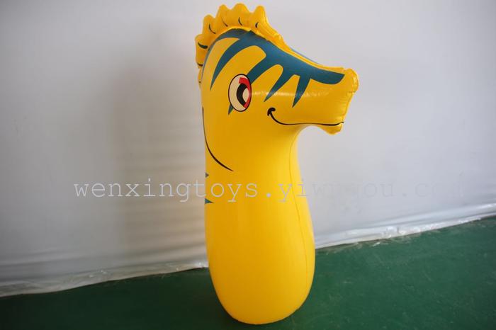 Inflatable toys large animal 90cm tumbler boxing toy for children Inflatable toys large animal 90cm tumbler boxing toy for children