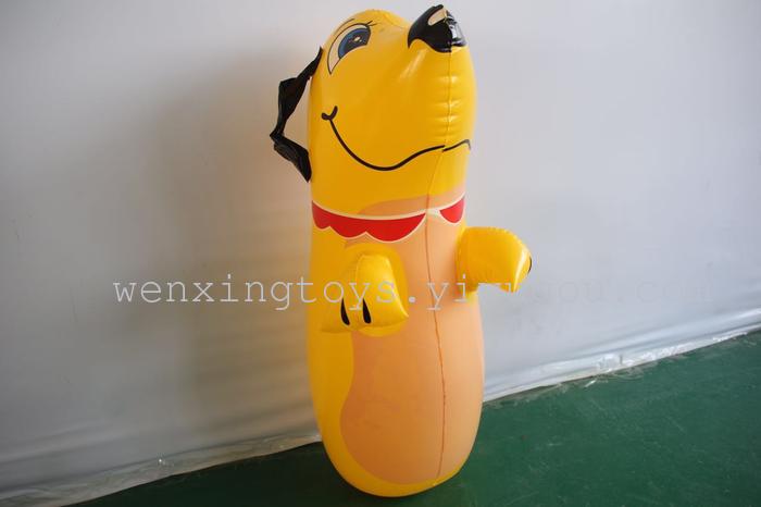 Inflatable toys large animal 90cm tumbler boxing toy for children Inflatable toys large animal 90cm tumbler boxing toy for children