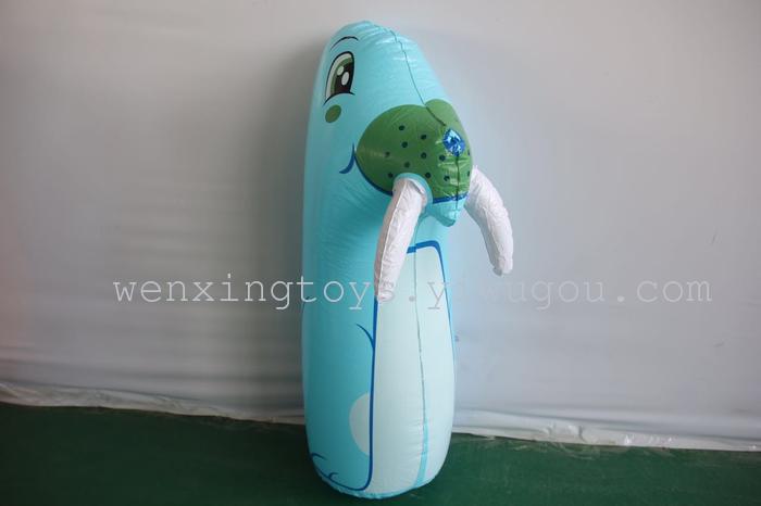 Inflatable toys large animal 90cm tumbler boxing toy for children Inflatable toys large animal 90cm tumbler boxing toy for children